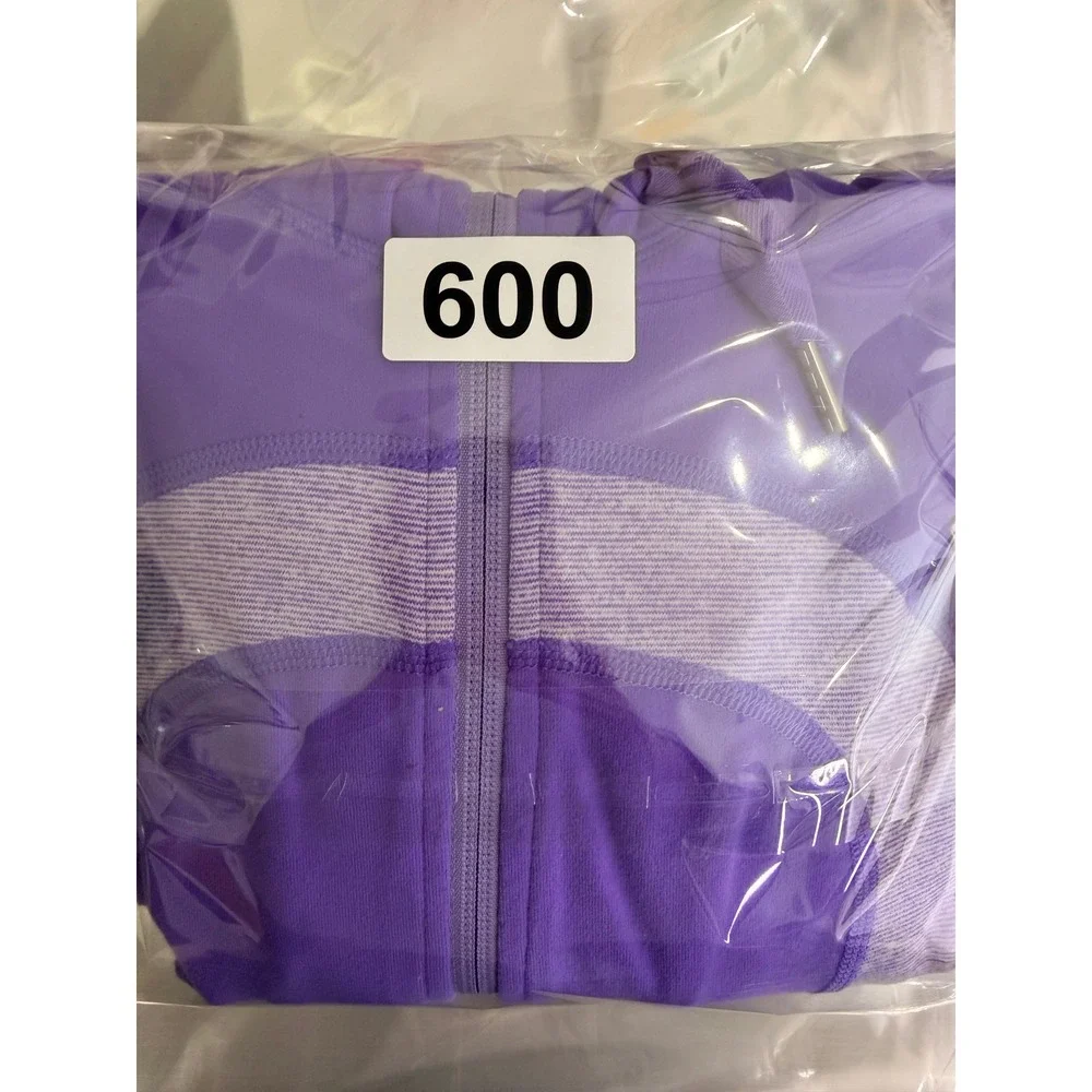 Lululemon In Stride‎ Jacket Size 2 Hoodie Lavender Purple Zip Up  Women's